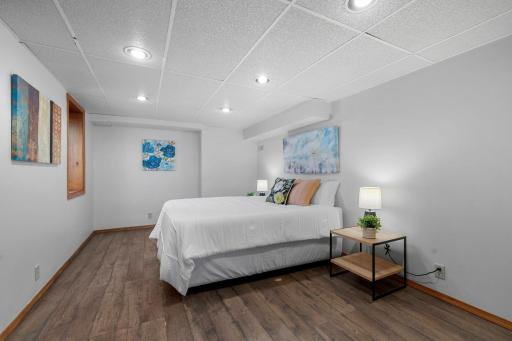 Lower level bedroom, family room or home office