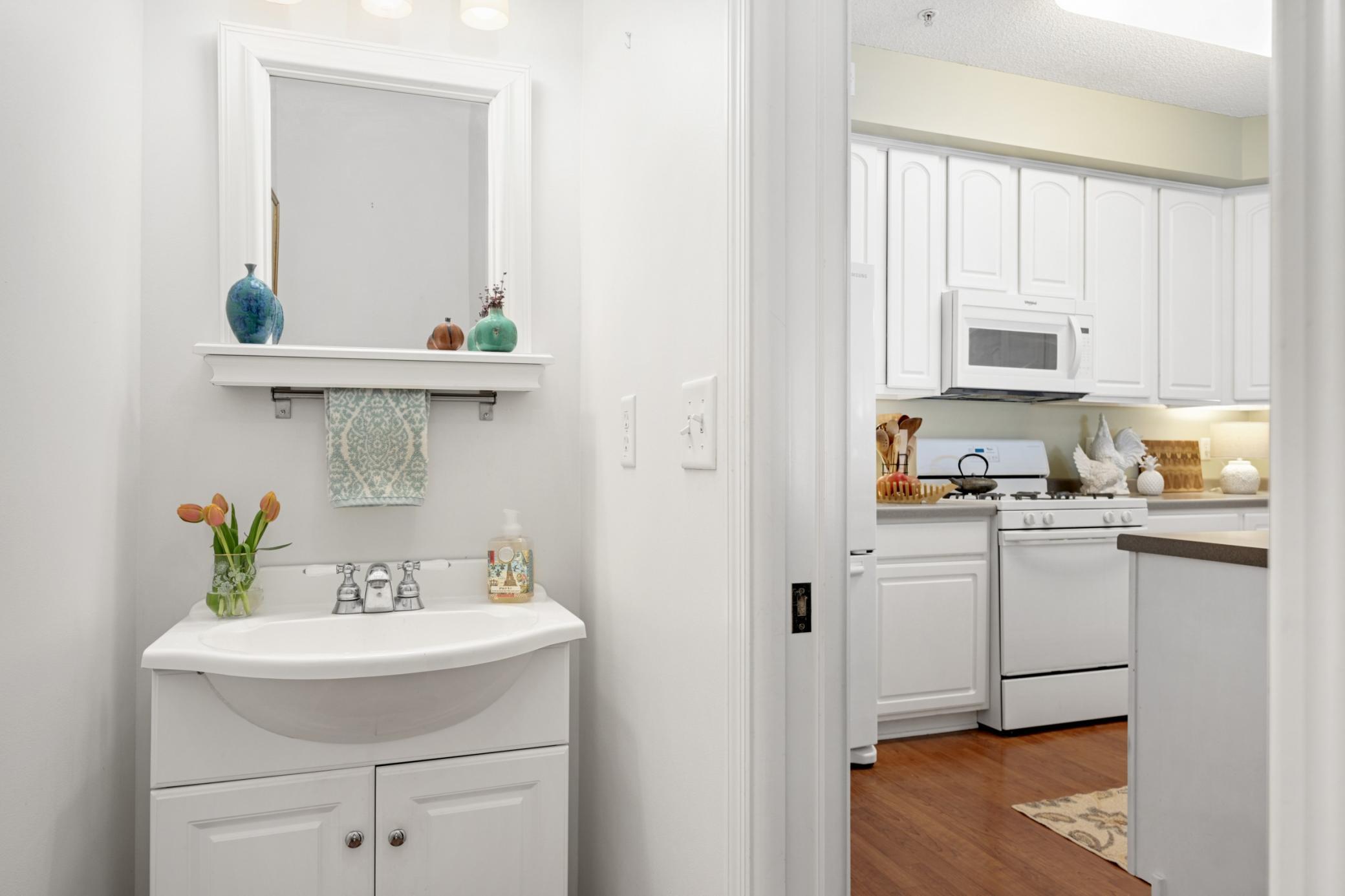 Main floor powder room.