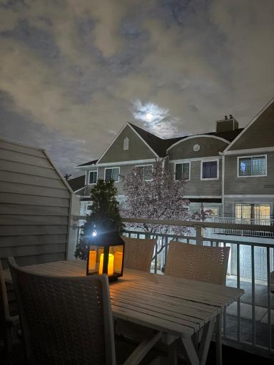 This deck is even more amazing in the evenings.