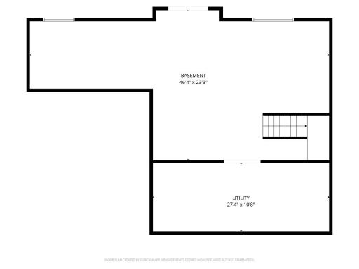 Unfinished Basement= room to grow and instant equity!