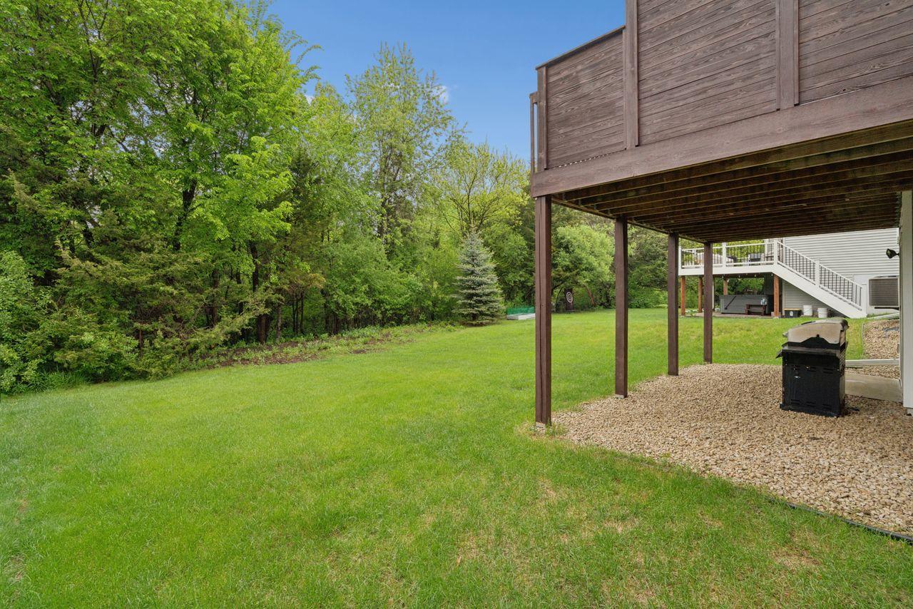 Plenty of space offering privacy to make a sweet backyard retreat to enjoy the MN summers!