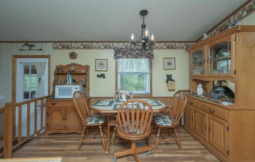 Bright dining area ideal for entertaining family and friends after a day on the water.