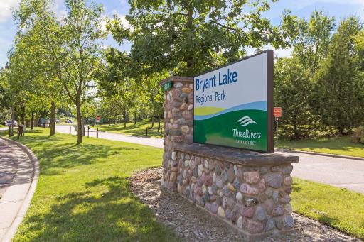 Swimming beach, trails, concessions