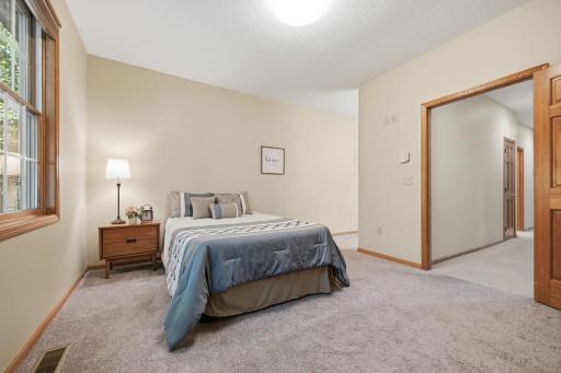 The owner's suite will easily accommodate a king size bed and furniture.