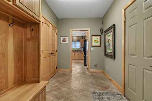 Ideal entry space for managing outdoor gear and seasonal items.