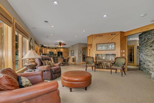 Beautiful windows enhance the homeâs connection to the outdoors.