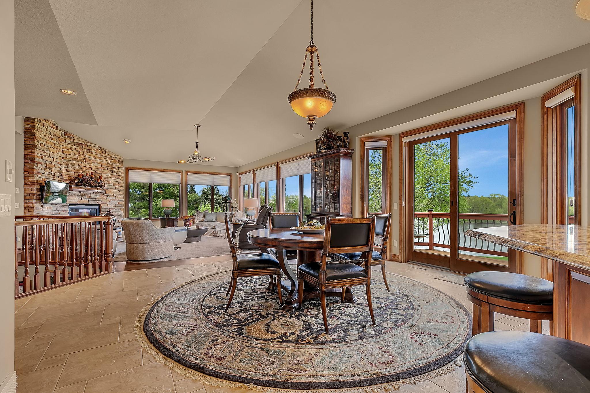 Open layout creates a spacious and connected living environment.