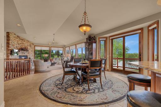Open layout creates a spacious and connected living environment.