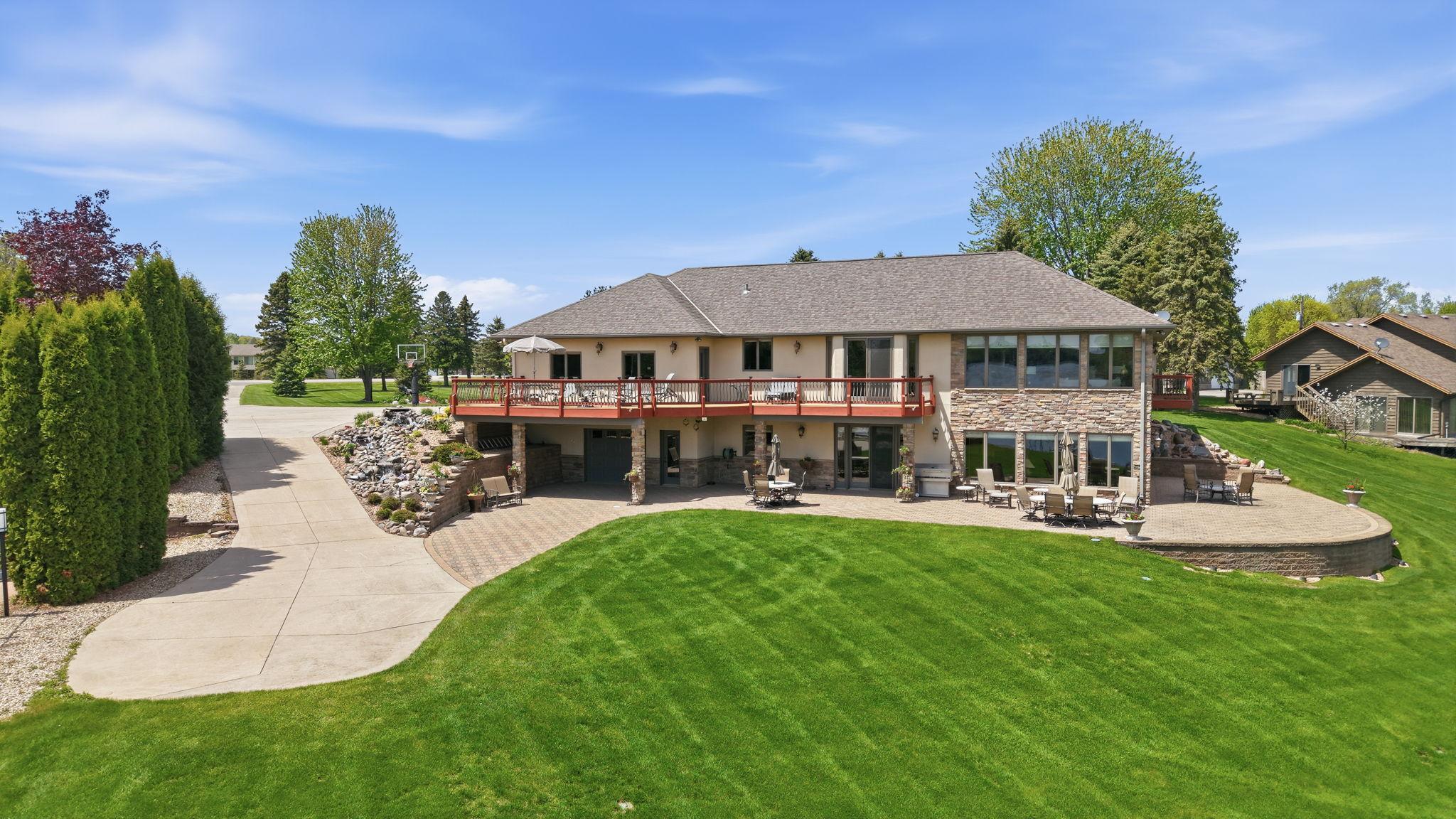 Thoughtfully designed deck enhances the home’s outdoor lifestyle appeal.