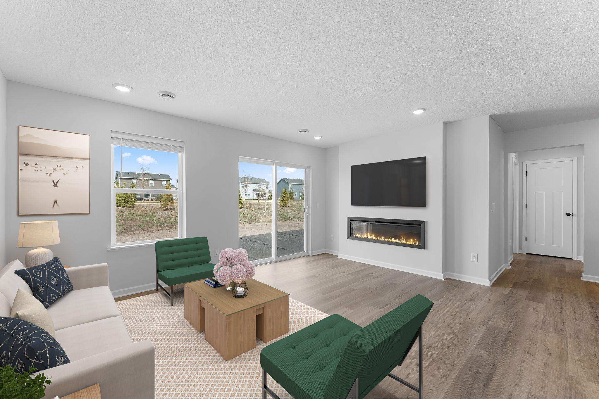 Picture is from another another Trenton floorplan, colors and options will vary in actual home.