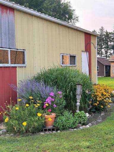Beautiful gardens and flowers throughout the property