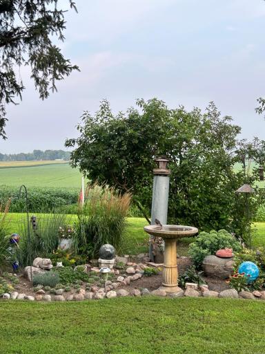 Beautiful gardens and flowers throughout the property