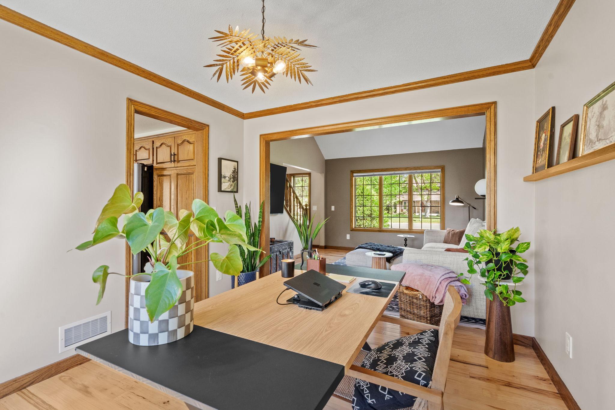 Dining Room into Family Room