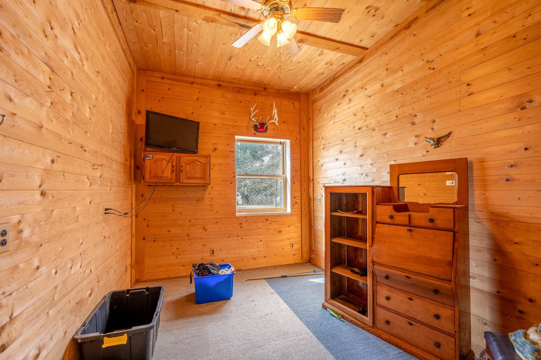 Pole shed office