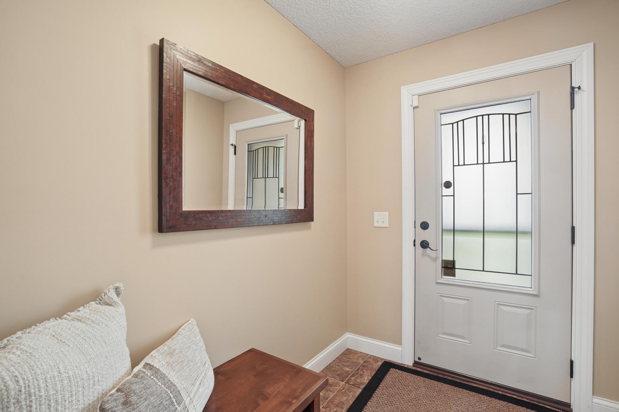 Welcoming spacious foyer