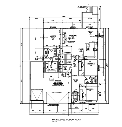 Main Level Floor Plan