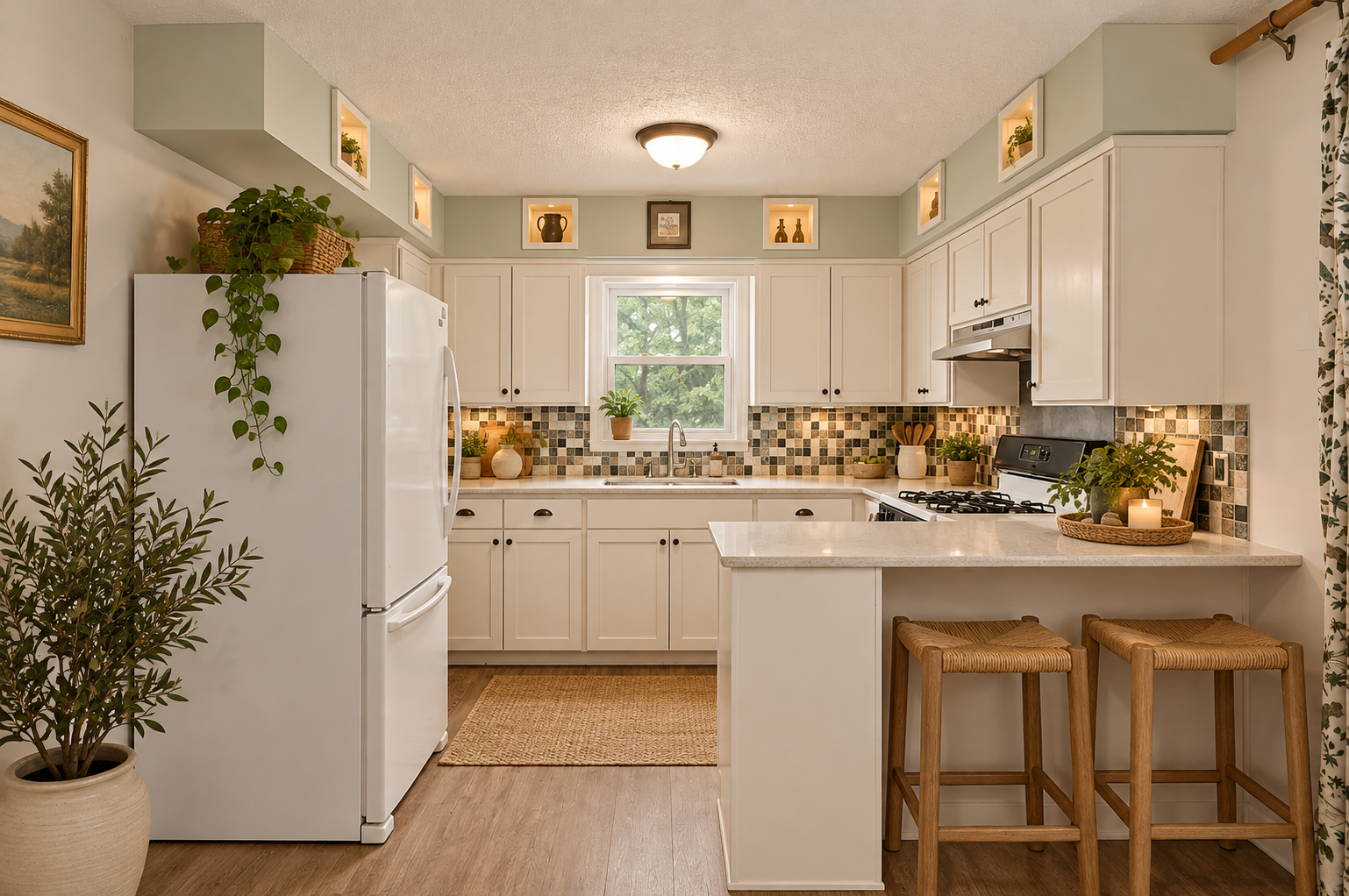 AI Staged Kitchen