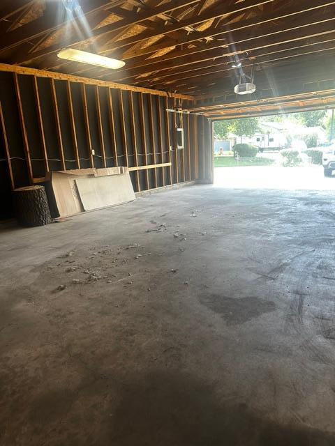 The 4 car garage!