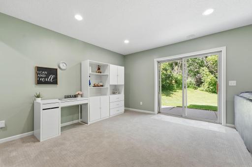 Lower Level with walkout to patio and backyard