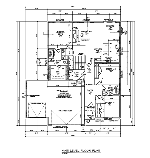 Main Level Floor Plan