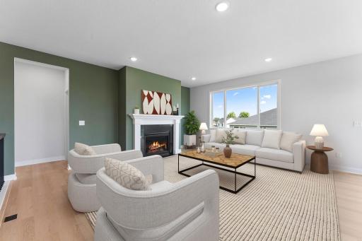 Great Room Virtually Staged