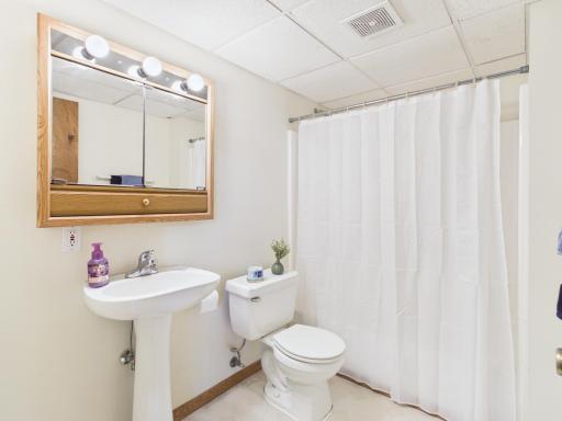 Lower level full bath