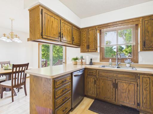 Kitchen with plenty of storage