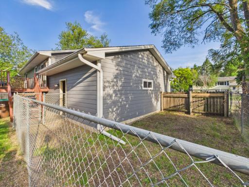 Dog kennel area