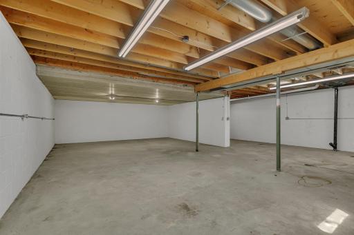 Blank canvas lower level ready for your vision and design ideas.
