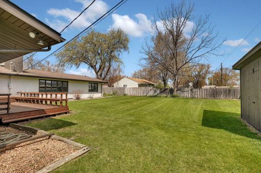 Plenty of yard space for all your outdoor activities.