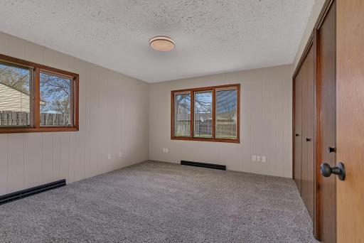 Windows allow natural light to flood the bedrooms. Tons of closets here.