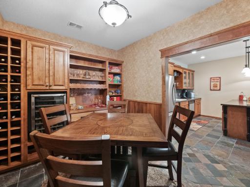 The perfect spot for card games or poker night. Enjoy maximum seating capacity. There's room for everyone in this home!
