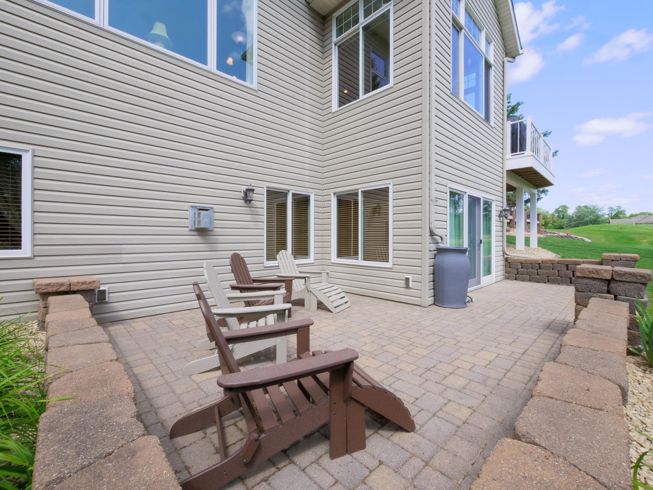 Easily access your patio as an extension of living and entertaining space.