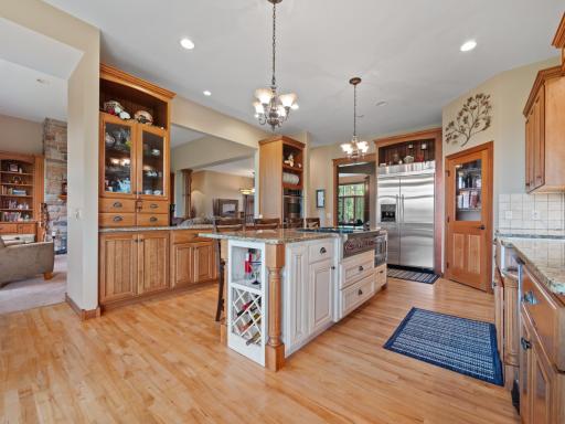 Natural light enhances the warmth of the timeless finishes, which are an ideal canvas for your own personal style.