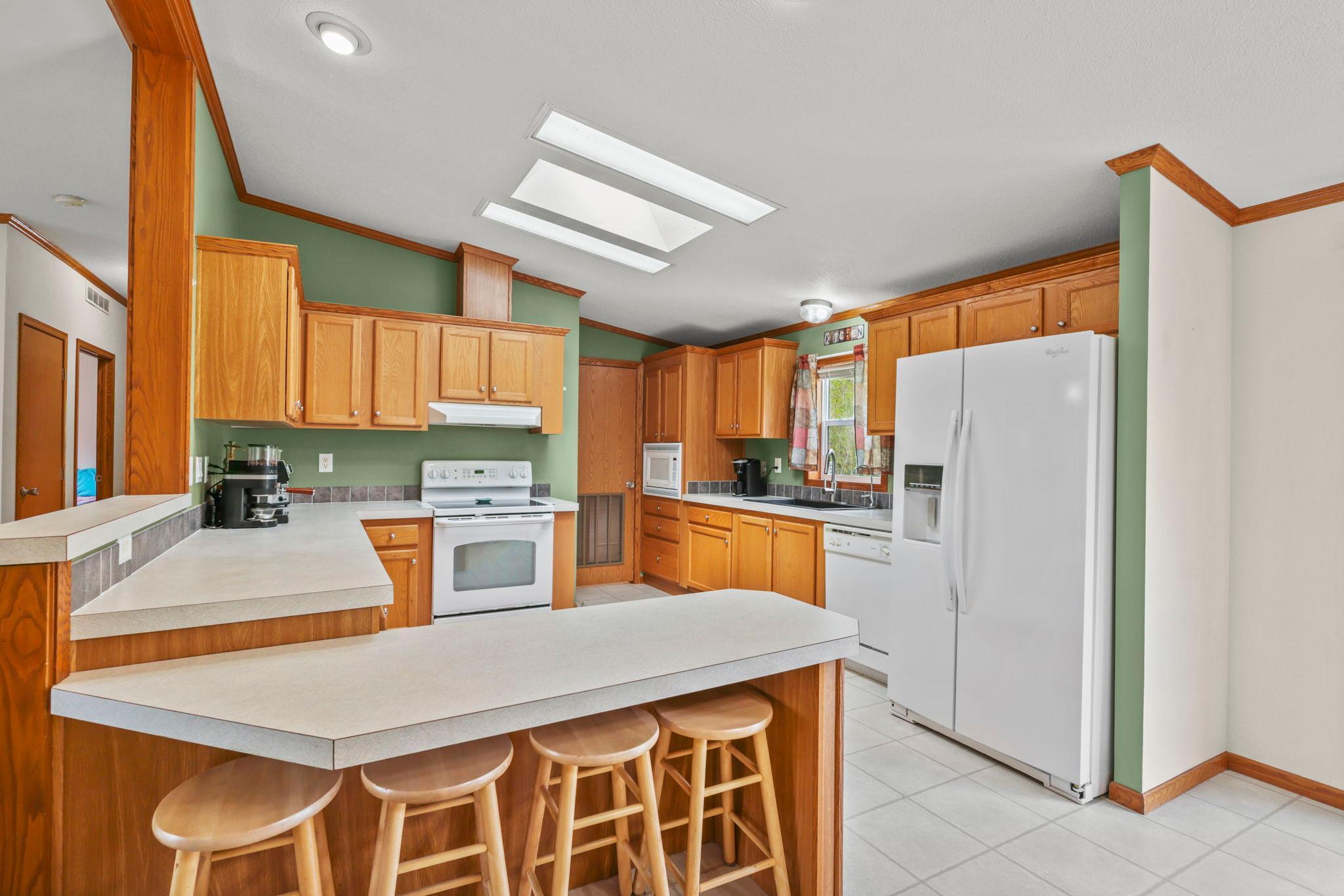 Lots of counter space.