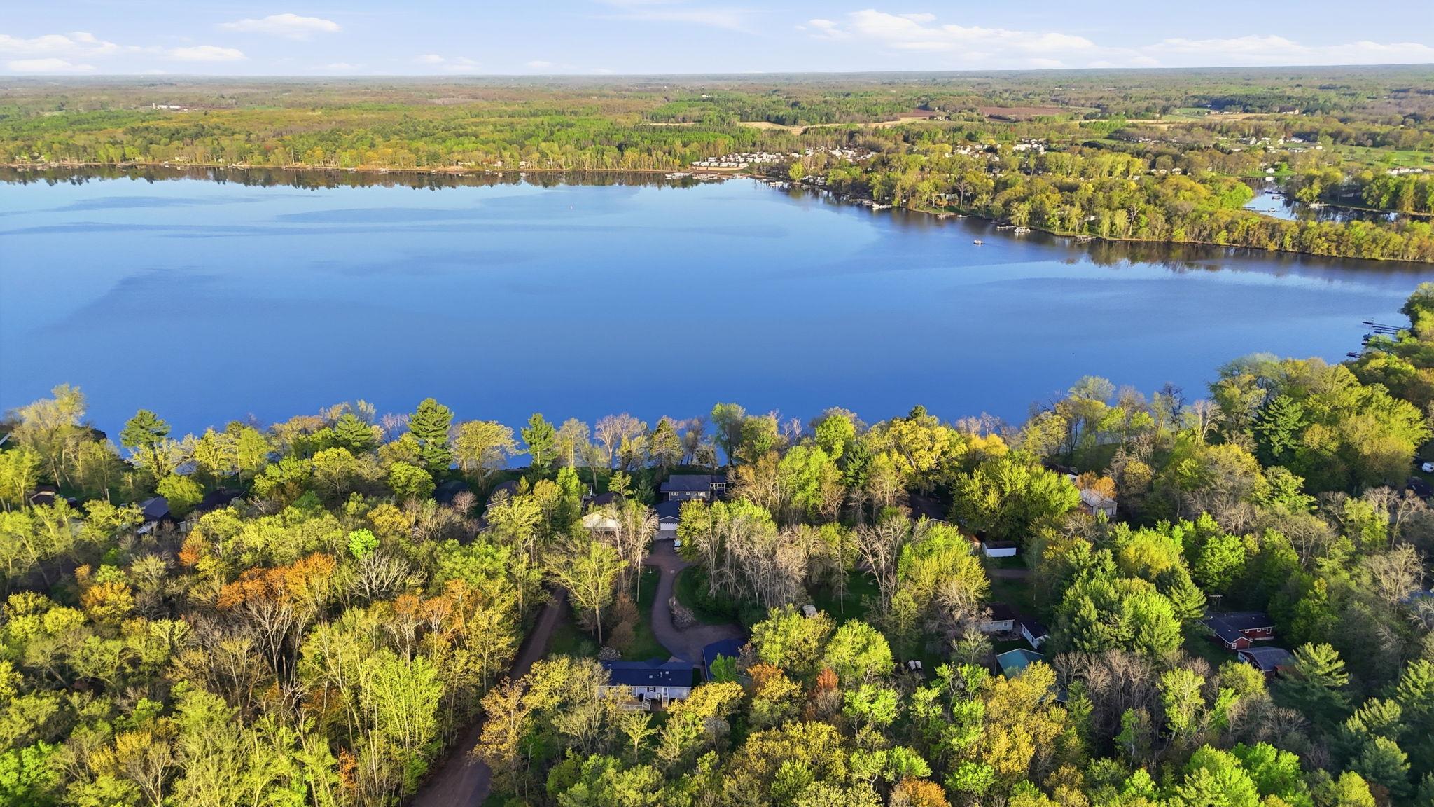 Partial Lake views of Lake Pokegama.