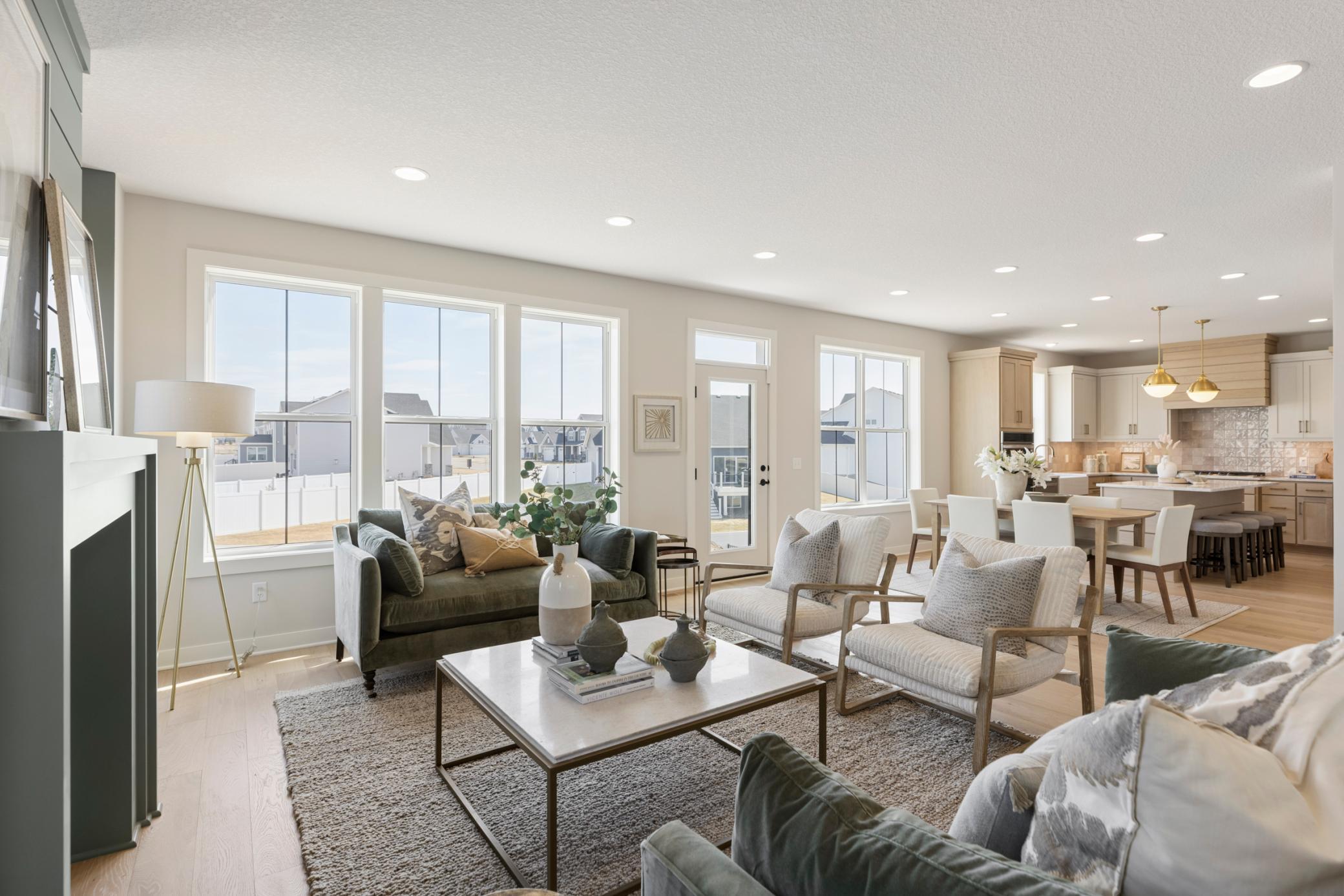 Wide open main level.