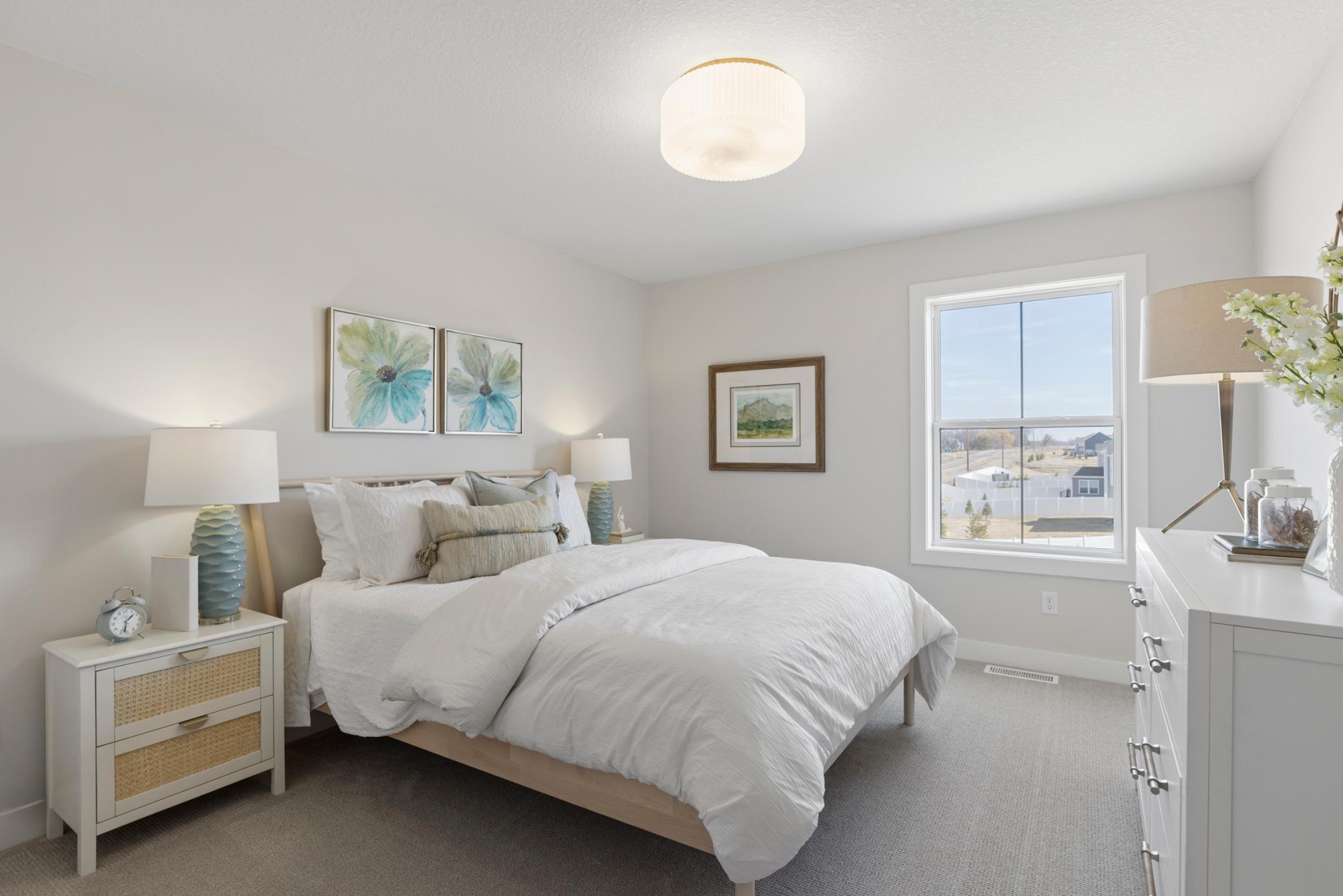 One of five bedrooms.