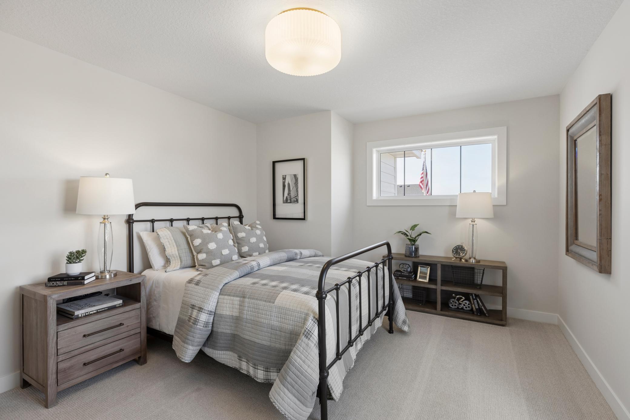 One of five bedrooms.