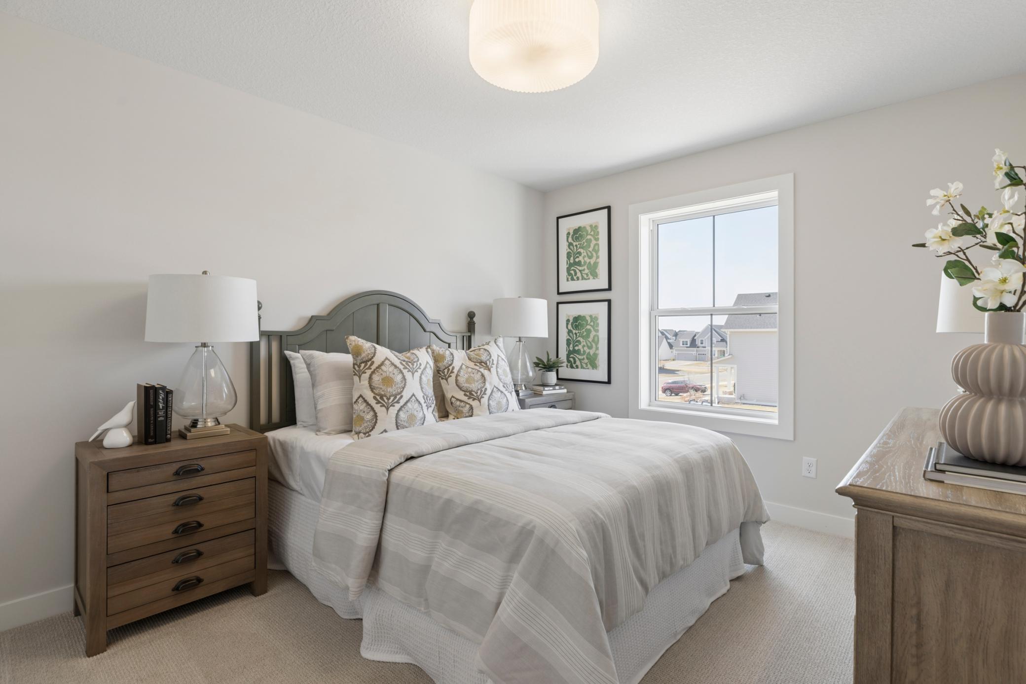 One of five bedrooms.