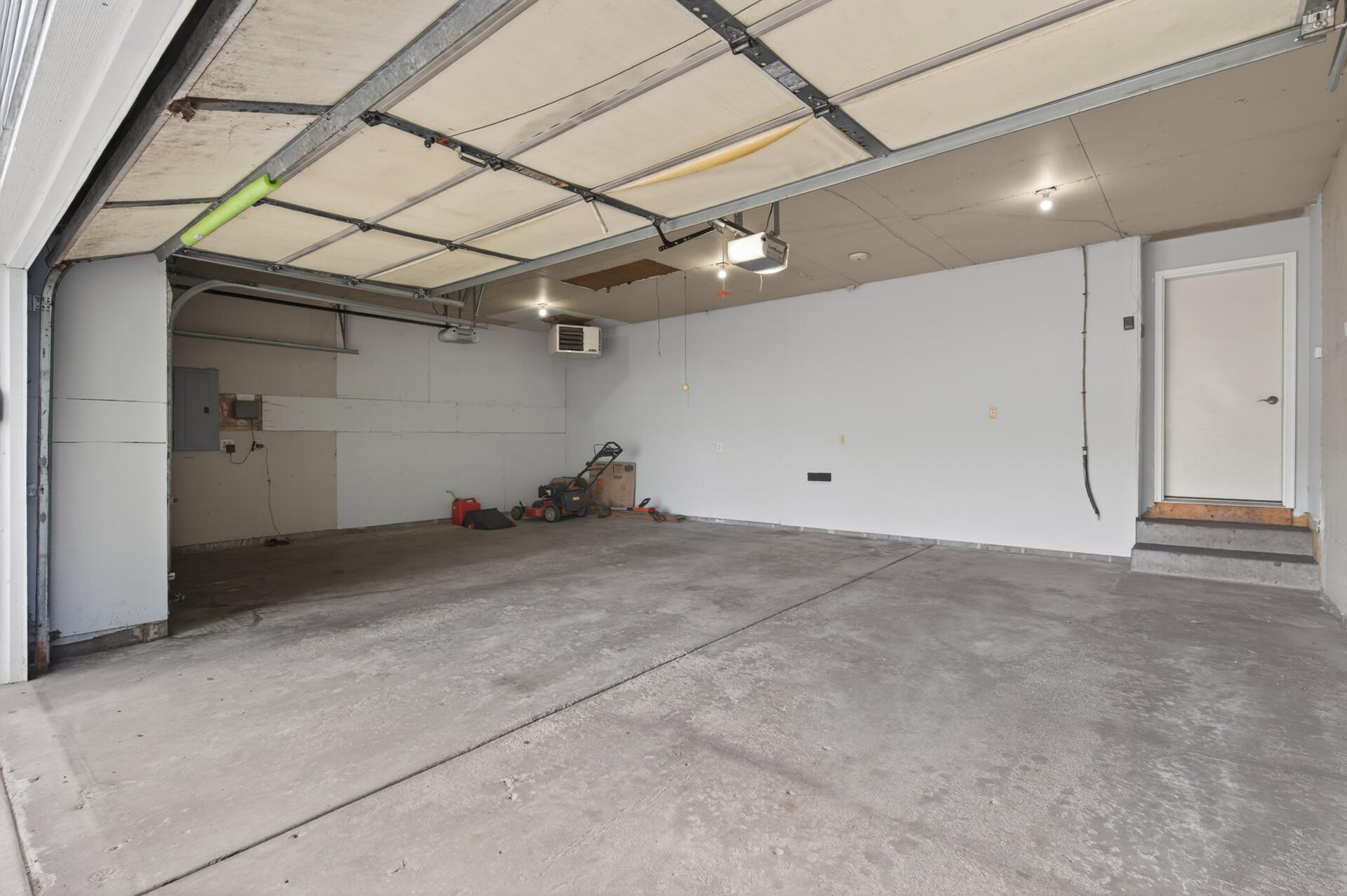 Insulated and heated triple garage