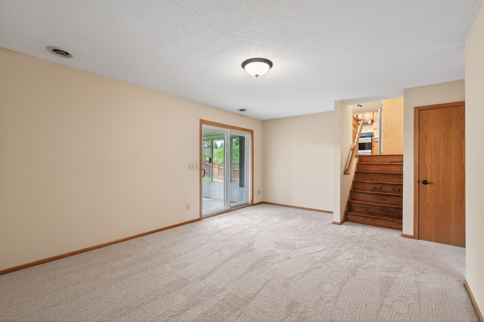 Walkout from 3rd level to the sunroom/porch