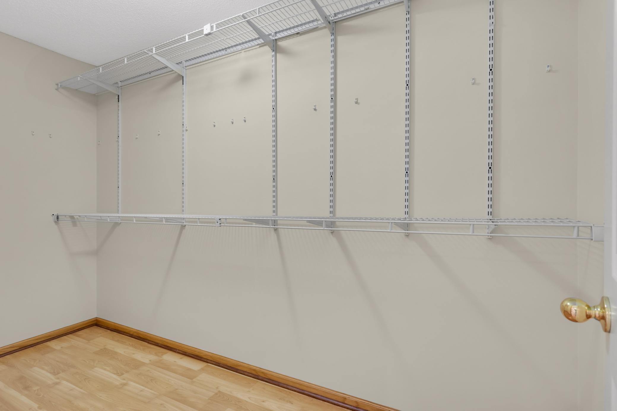 Primary large Walk-in Closet