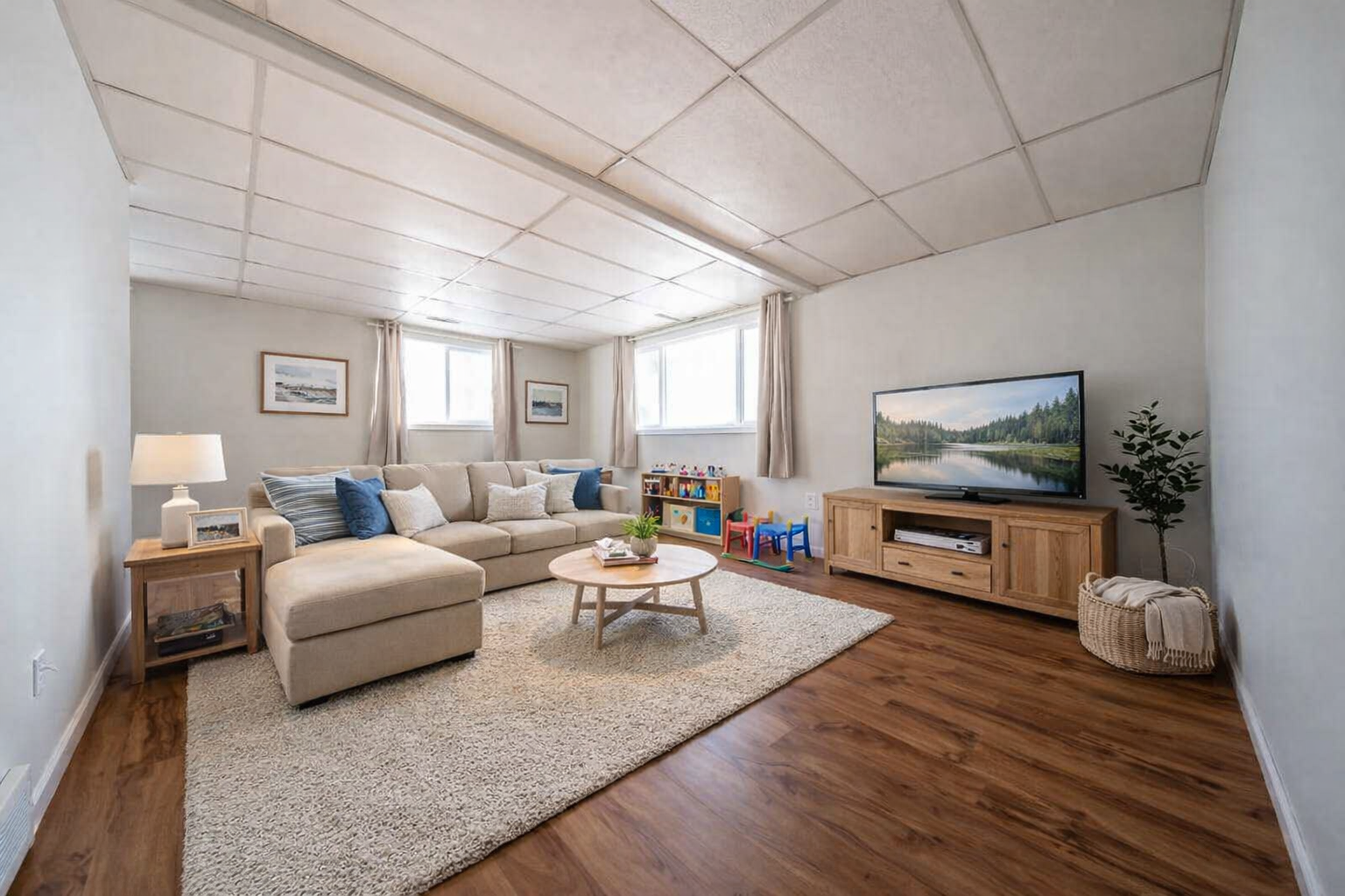family room lower unit