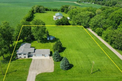 Approximate Properties lines for 2.03 Acre Lot