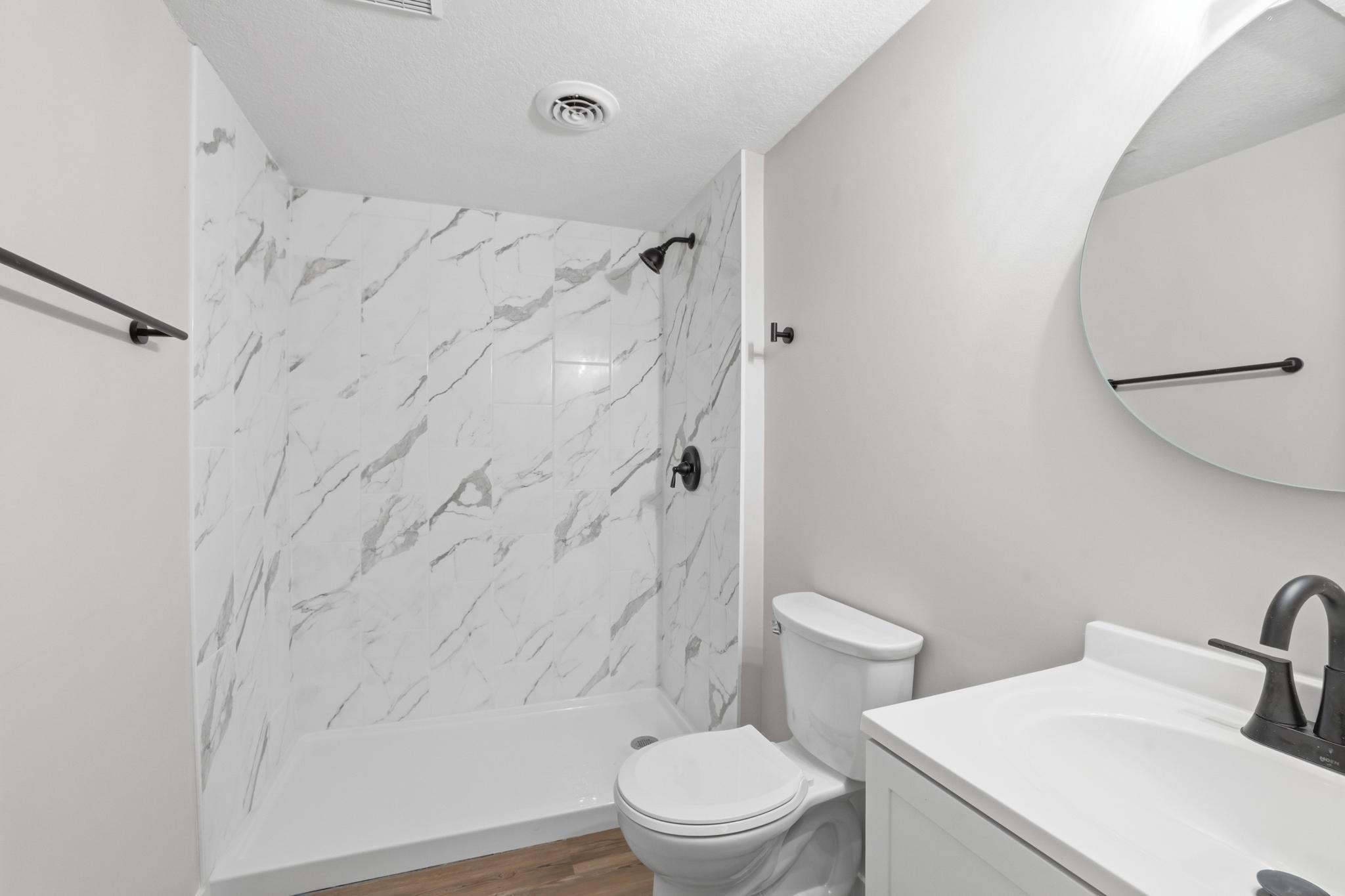Lower level bathroom