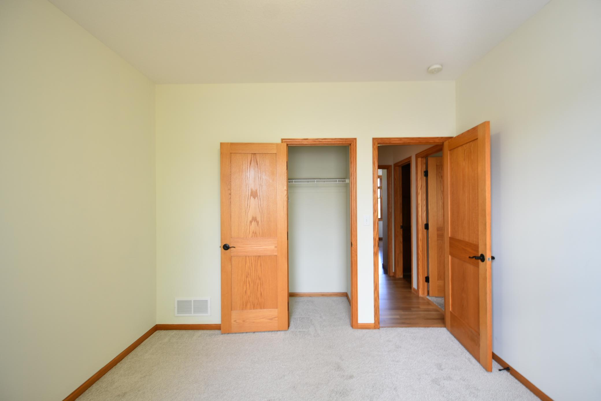 bedroom #3 with walk-in closet