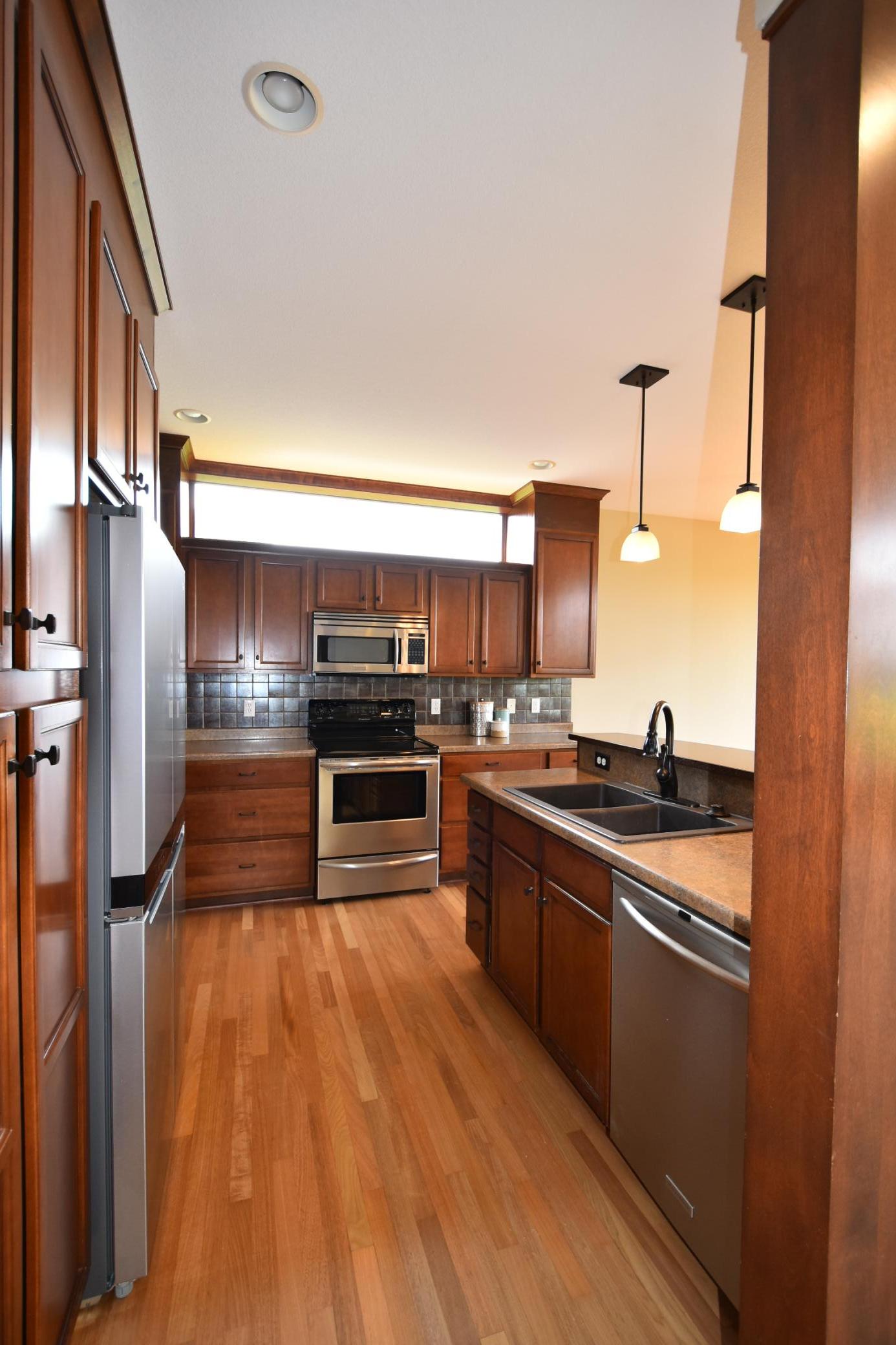 freshly refinished wood floors