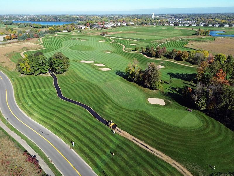Golf course less than 2 miles away