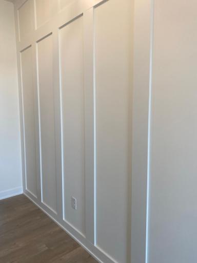 Detailed custom moldings in the foyer add an elegant, extra touch of sophistication.